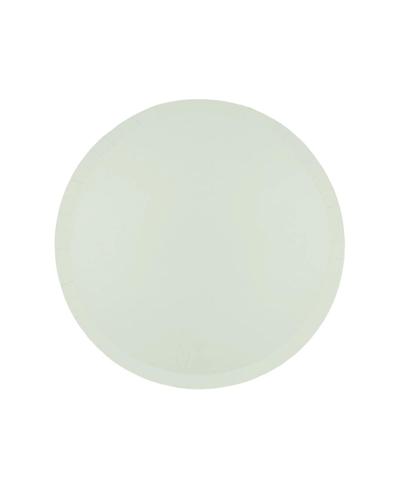 Jollity & Co. Solid Shade Colors, Paper Party Dessert Plates, Set of 8
