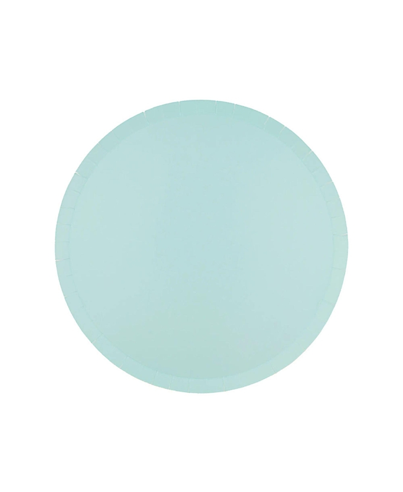 Jollity & Co Solid Shade Colors, Paper Party Dessert Plates, Set Of 8 In Green