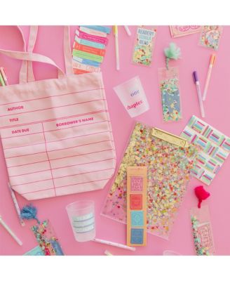  Book Club Printed Large Paper Napkins, Set of 16