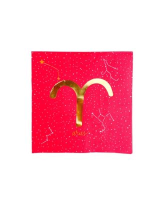Jollity & Co. Zodiac Themed Paper Party Large Napkins, Set of 16