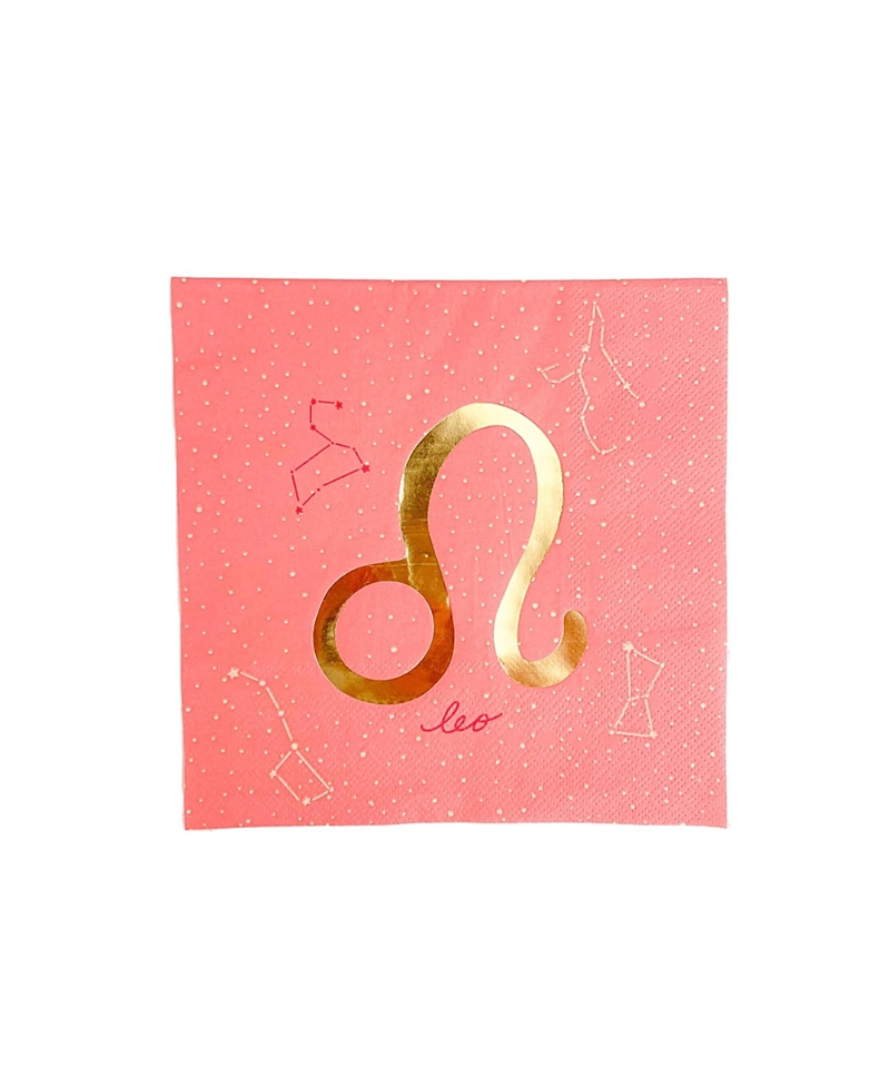 Jollity & Co Zodiac Themed Paper Party Large Napkins, Set Of 16