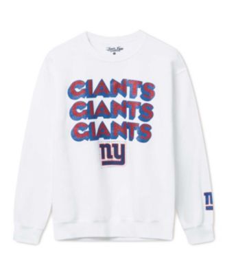  Unisex NFL New York Giants Repeat Bling Flea Market Crew Fleece Sweatshirt