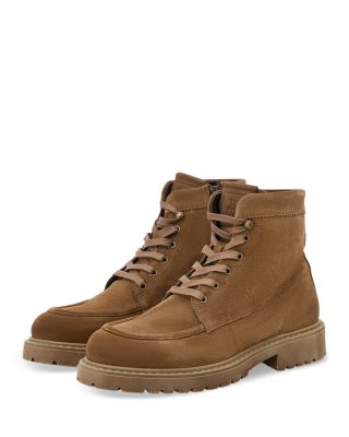 Men's Suede Leather Chunky Ankle Boots