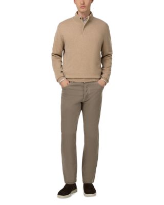 Half-Zip Cashmere Wool Sweater