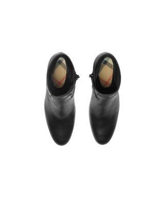 Women's Leather Trinket Ankle Boots