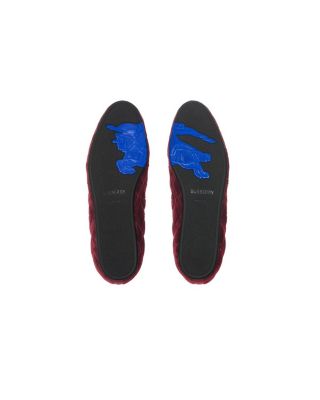 Men's Quilted Velvet Estate Slippers