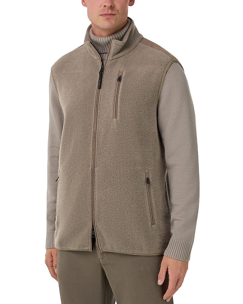 Boggi Milano Men's Wool Teddy Sweater Vest