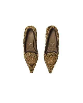 Women's Quilted Velvet Cameo Slippers