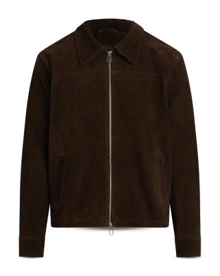 Suede Dress Zipper Jacket