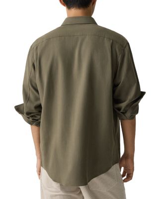 Relaxed Shirt in Leaf Twill