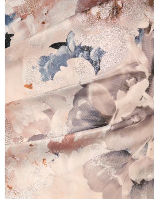 Printed Jacquard Long Dress