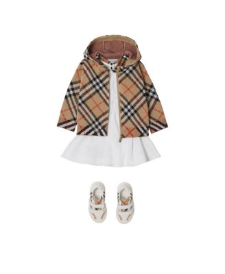 Check Wool Zip Hoodie - Baby