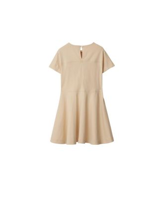  Girls' Check Label Cotton Dress - Little Kid, Big Kid