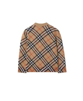 Girls' Check Wool Cardigan - Little Kid, Big Kid
