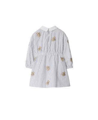  Girls' Thomas Bear Striped Cotton Dress - Little Kid, Big Kid