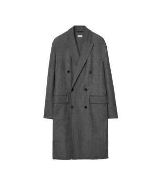  Herringbone Wool Tailored Coat