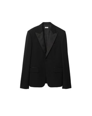 Grain de Poudre Wool Tuxedo Jacket