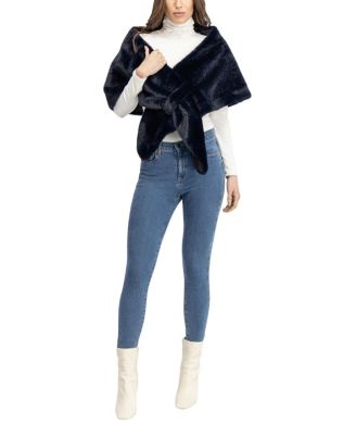  Faux Fur Mink Stole