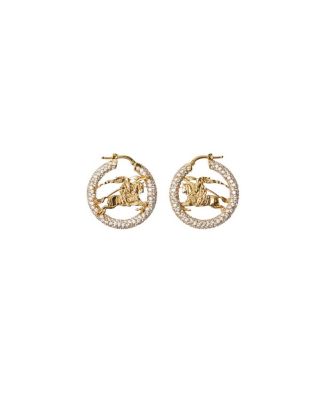 EKD Pave Hoop Earrings