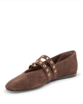 Women's Baylee Grommet Mary Jane Flats
