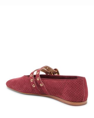 Women's Baylee Grommet Mary Jane Flats