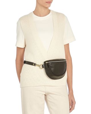 Oliveta Leather Belt Bag