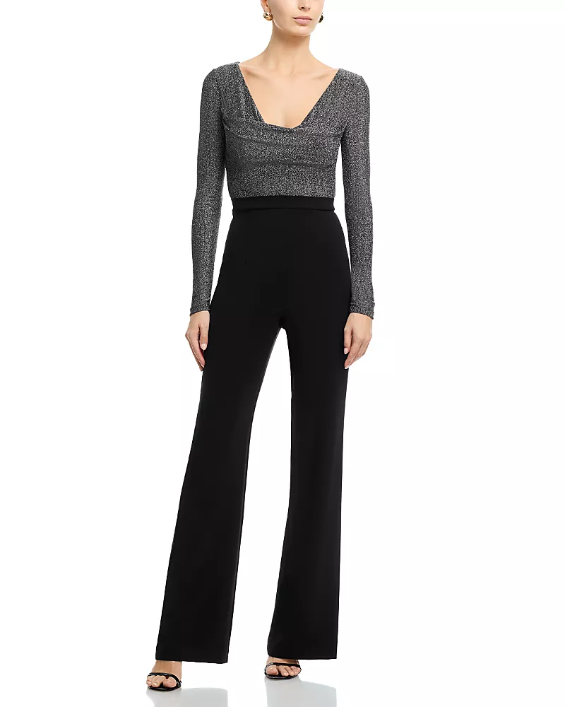 Black Halo Rafaela Color Block Jumpsuit