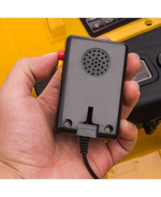  CAT Dump Truck 12V Electric Ride-On for Kids 3-6y: RC, Working Shovel, LED, Suspension - Ages 2-4