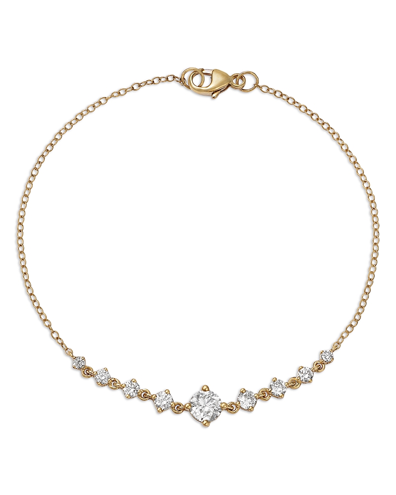 Bloomingdale's Fine Collection Luxe Collection Certified Lab Grown Diamond Bracelet in 14K Gold, 1.0 tcw