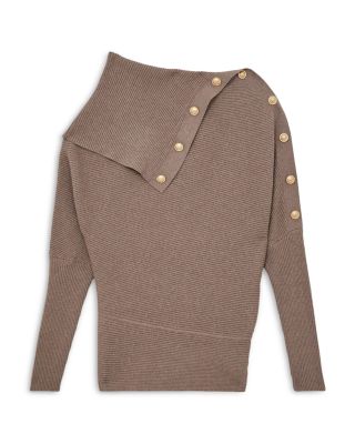 Lexi Button Shawl Sweater