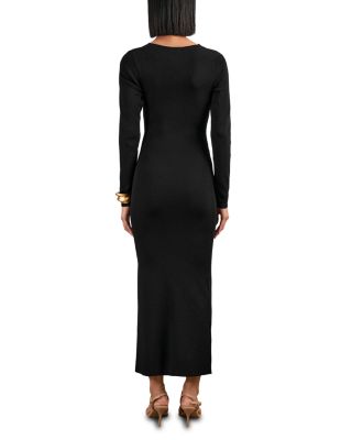 Sophia Knitted Wrap Dress