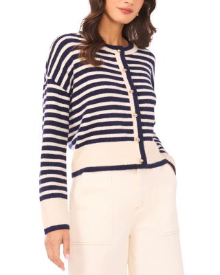 Stripe Cardigan Sweater