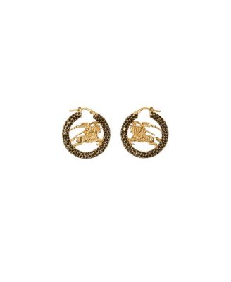 EKD Pave Hoop Earrings