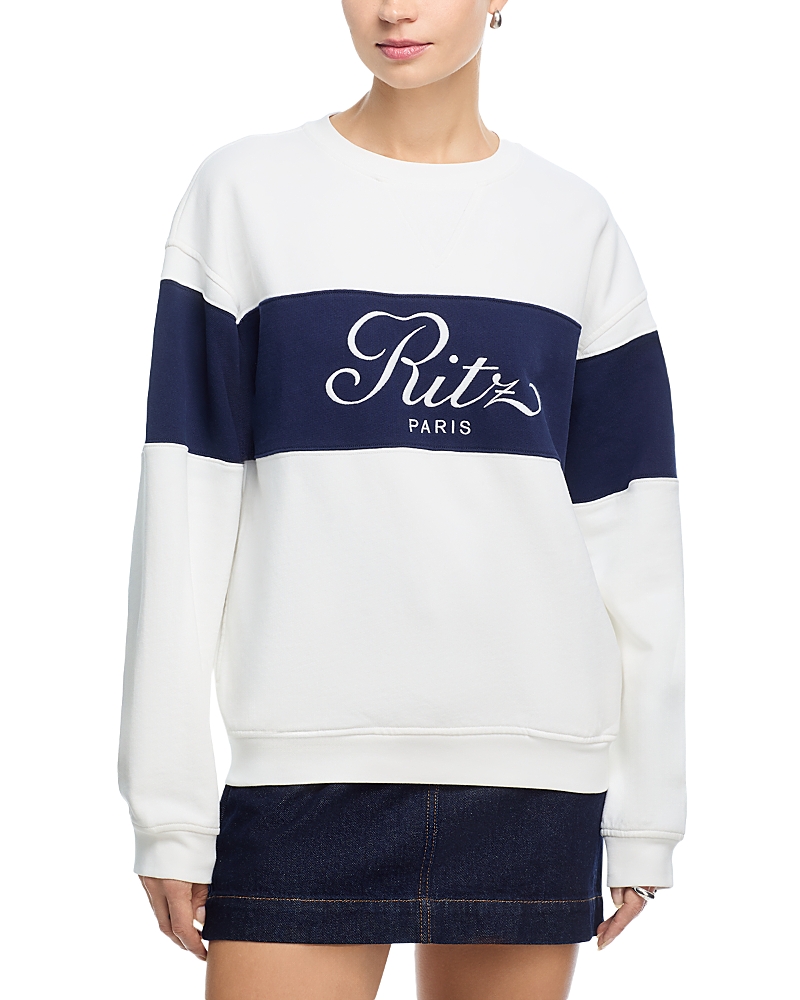 Frame Ritz Sport Sweatshirt In White