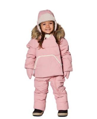 Girls' One-Piece Snug Snowsuit Designed for Car Seat - Baby