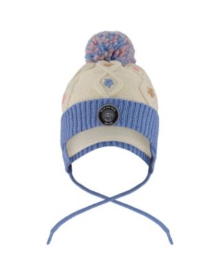 Girls' Lined Knit Hat with Ears - Baby