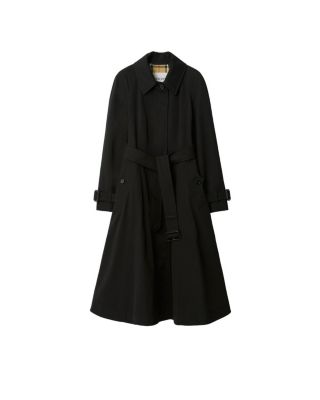  Long Gabardine Ellingham Fit and flare Car Coat