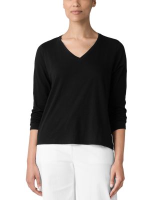 V Neck Long Sleeve Tee