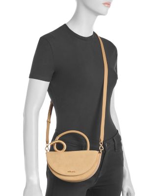 Azariah Nano Suede Top Handle Bag