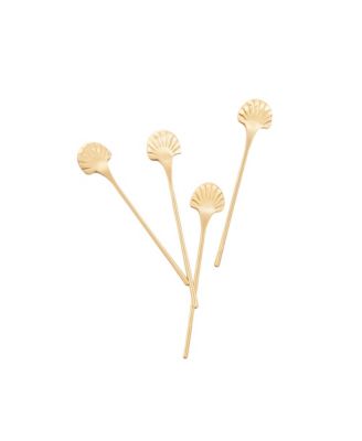  Seashell Stirrers - Set of 4