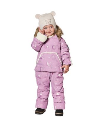  Unisex Lined Winter Knit Hat with Ear Flaps - Baby, Little Kid