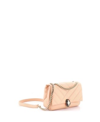 Small Serpenti Cabochon Shoulder Bag Diagonal Quilted Leather