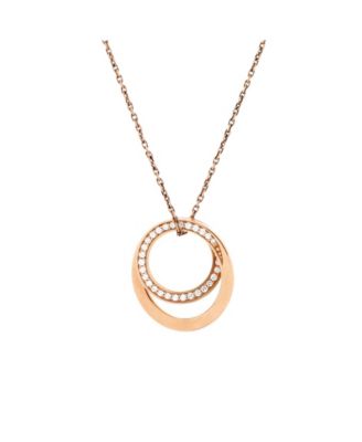  Etincelle de Cartier Pendant Necklace 18K Rose Gold with Diamonds, 14.5 -16"