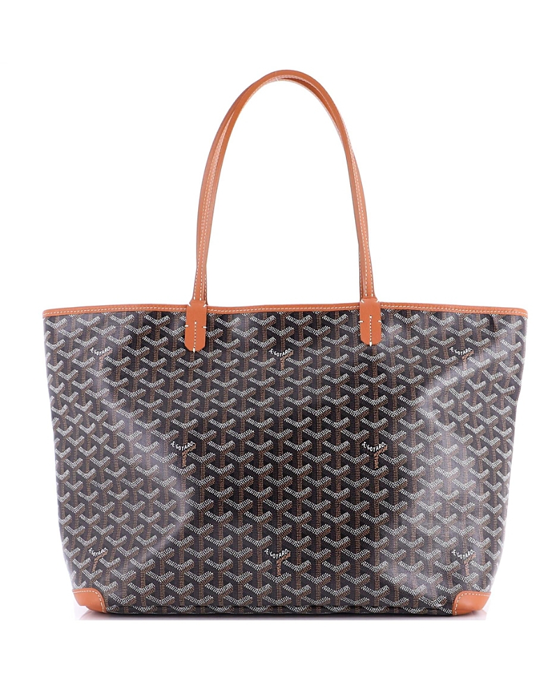 Pre-owned Pre-owned Goyard Goyard Mm Artois Tote Coated Canvas In Brown