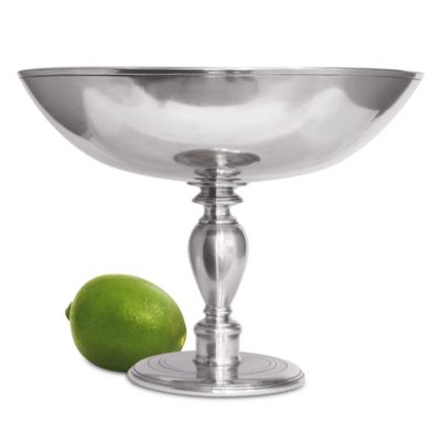 Venezia Pewter Pedestal Bowl