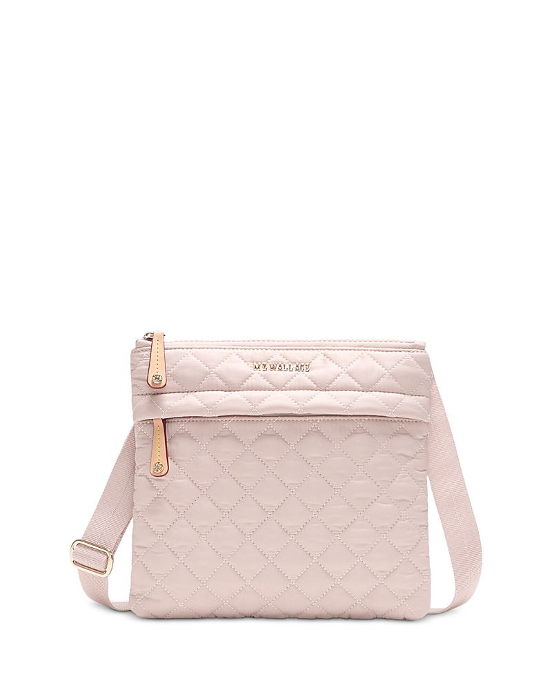 Mz Wallace Metro Flat Crossbody Bag In Pink