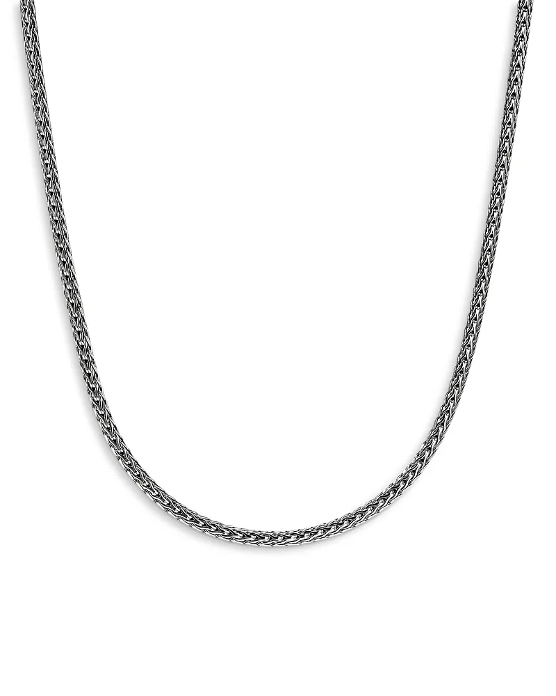 John Hardy Men's Sterling Silver Icon Mini Link Necklace, 18