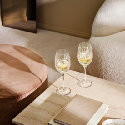 Lismore Diamond Essence Medium White Wine Glasses, Set of 2