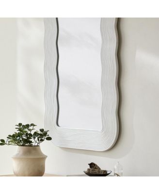 Dance White Accent Mirror, 36"