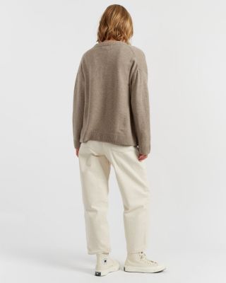 Women's Wool Cashmere Peek Pocket Cardigan